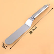 8 Inch Stainless Steel Cake Spatula Curved Butter Spatula Baking Tool