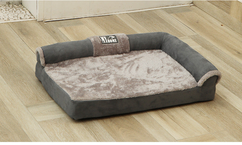 Canapé pour chien, lit chaud pour chien, matelas amovible et lavable, fournitures pour animaux de compagnie