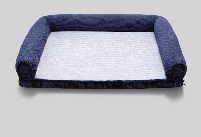 Canapé pour chien, lit chaud pour chien, matelas amovible et lavable, fournitures pour animaux de compagnie