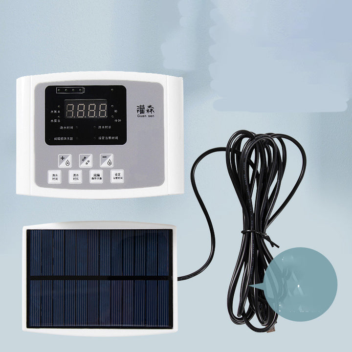 New Product Solar Rechargeable Automatic Flower Watering Device Intelligent Timing Household Watering Dripping Artifact Lazy Watering System