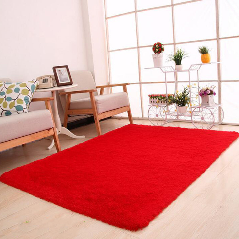 Simple And Thick Tie-Dyed Wool Carpet For Living Room