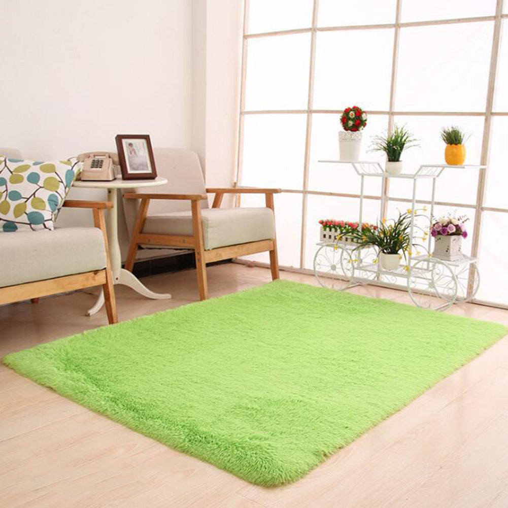 Simple And Thick Tie-Dyed Wool Carpet For Living Room