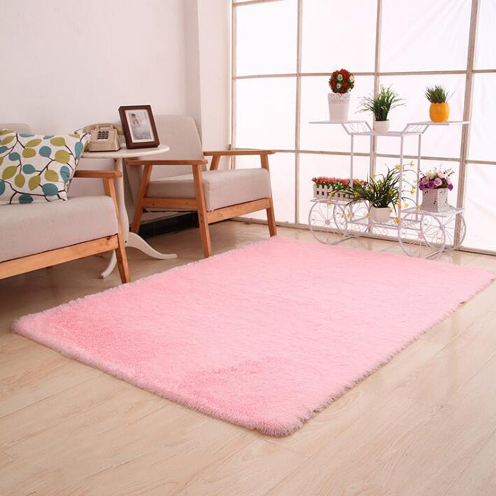 Simple And Thick Tie-Dyed Wool Carpet For Living Room