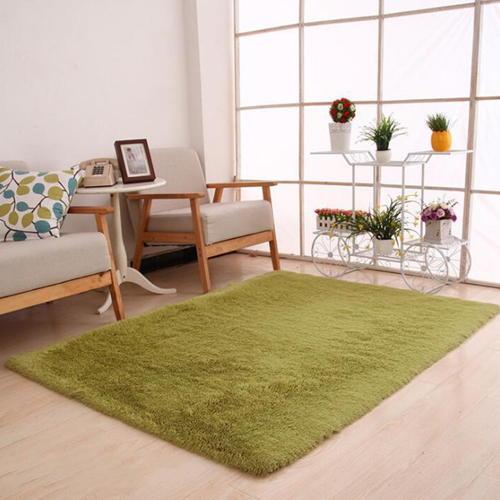 Simple And Thick Tie-Dyed Wool Carpet For Living Room