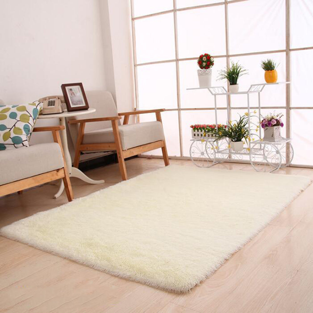 Simple And Thick Tie-Dyed Wool Carpet For Living Room