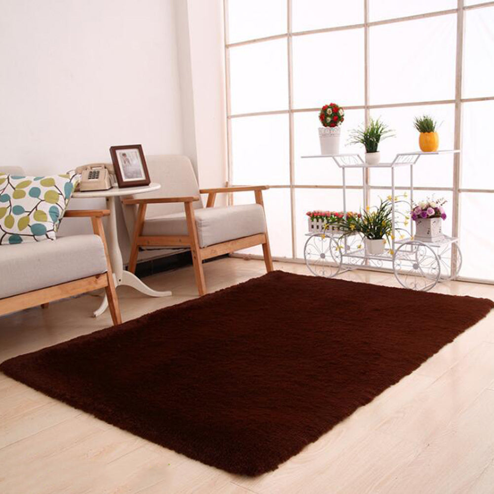 Simple And Thick Tie-Dyed Wool Carpet For Living Room