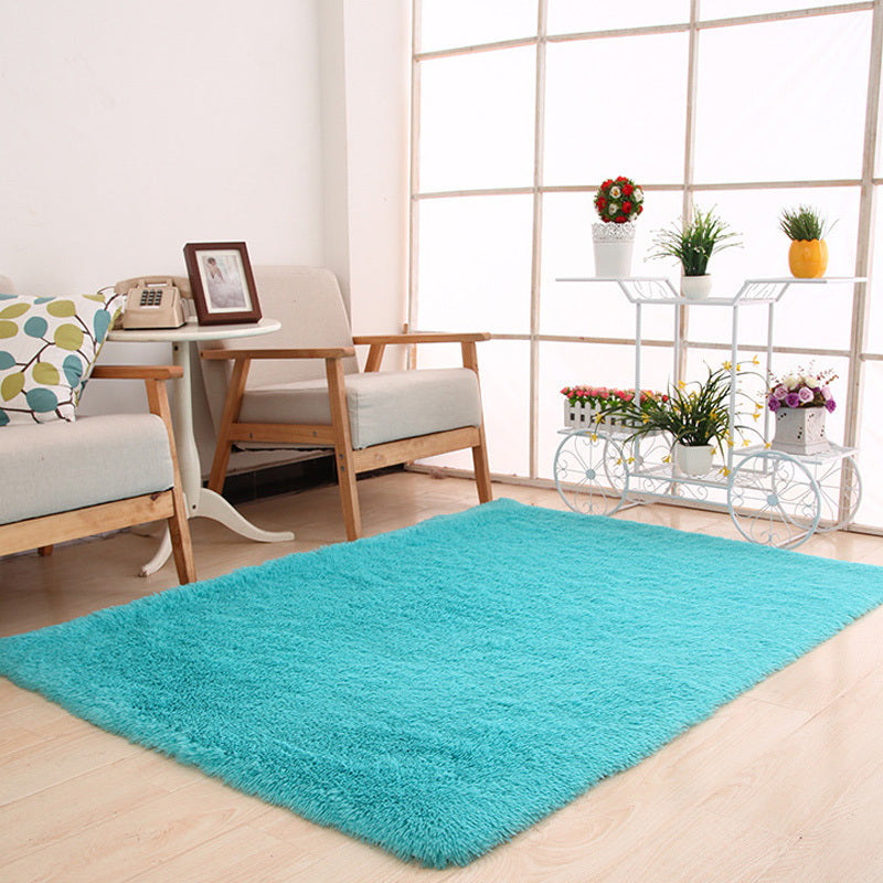 Simple And Thick Tie-Dyed Wool Carpet For Living Room