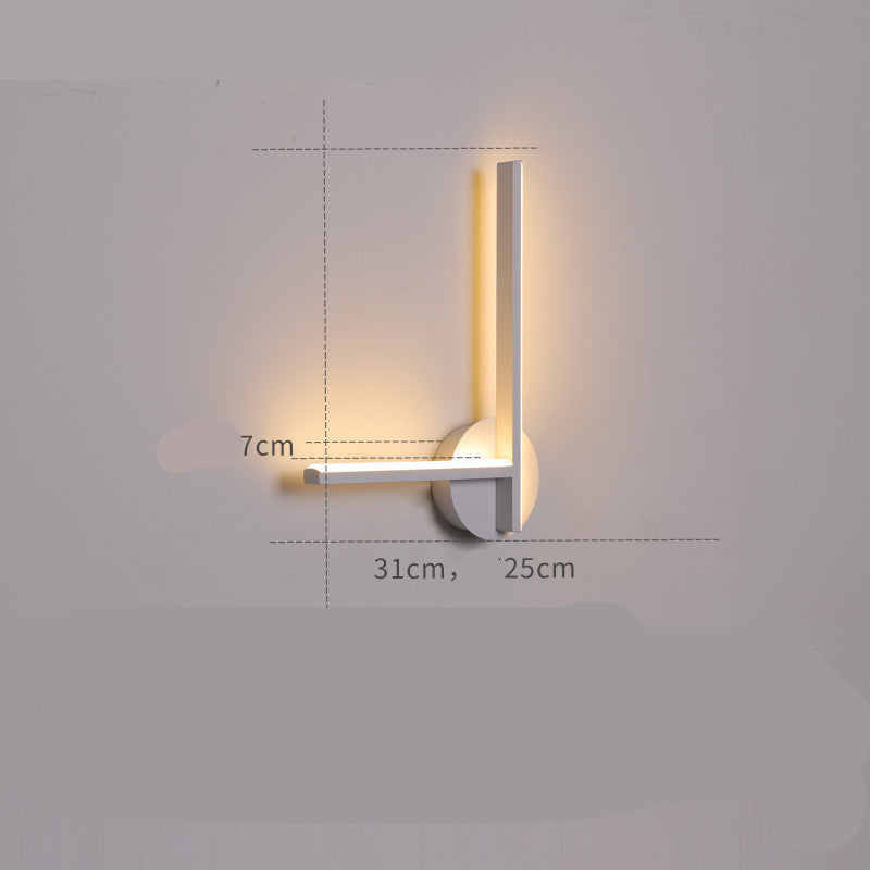 Bedside wall lamp Scandinavian modern simple creative light luxury living room bedroom stairs balcony aisle  reading wall lamp