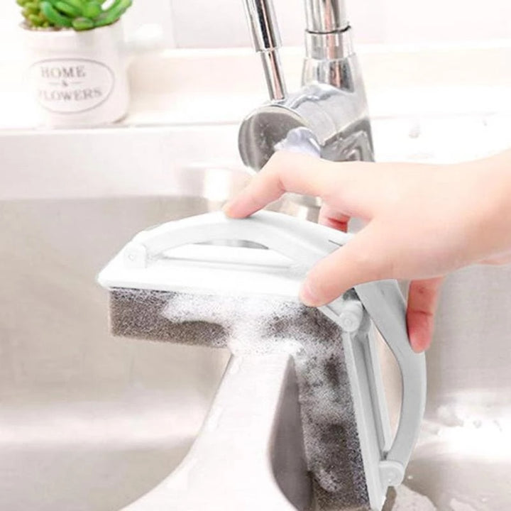 Folding Sponge Cleaner Tools Window Glass Wall Magic Strong Decontamination Bath Brush Kitchen Cleaning Bathroom Toilet Kitchen