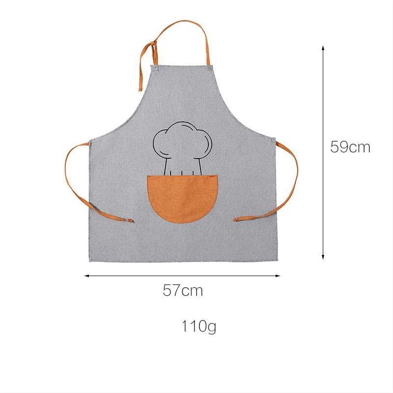 Tablier de cuisine ménager imperméable et résistant à l'huile