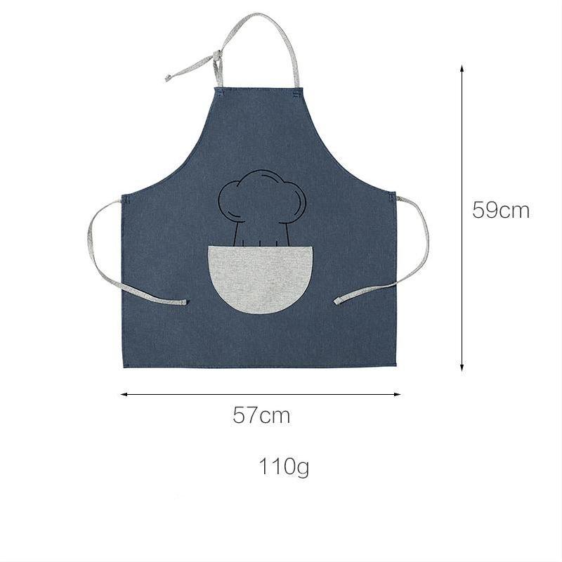 Tablier de cuisine ménager imperméable et résistant à l'huile