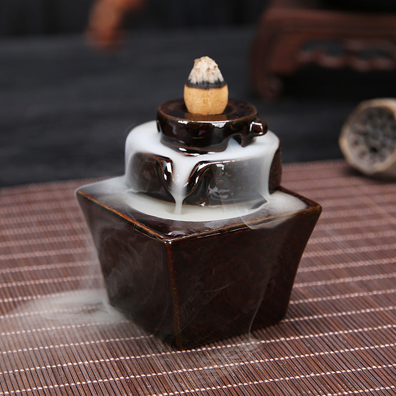 Backflow Bergamot Incense Burner Lotus Incense Burner