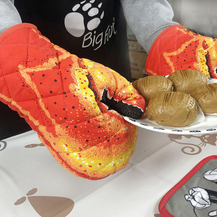 Creative Oven Gloves, Microwave Oven, Anti-Scalding, Thickened, Heat-Proof, Heat-Resistant Baking Gloves