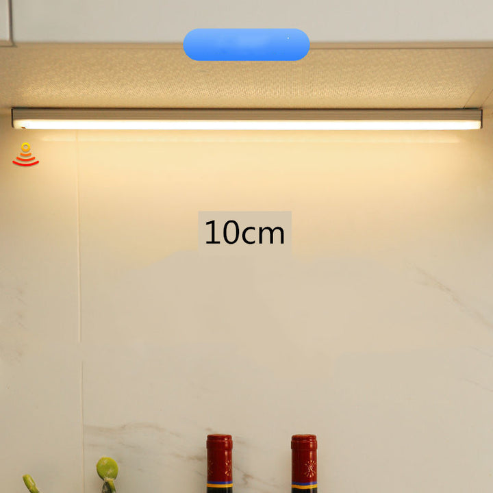 Hand-Scanning Induction Cabinet Lamp Strip Led Rechargeable Wireless Wiring-Free Self-Adhesive Magnetic Suction Kitchen Wardrobe Wine Cabinet Lamp Strip