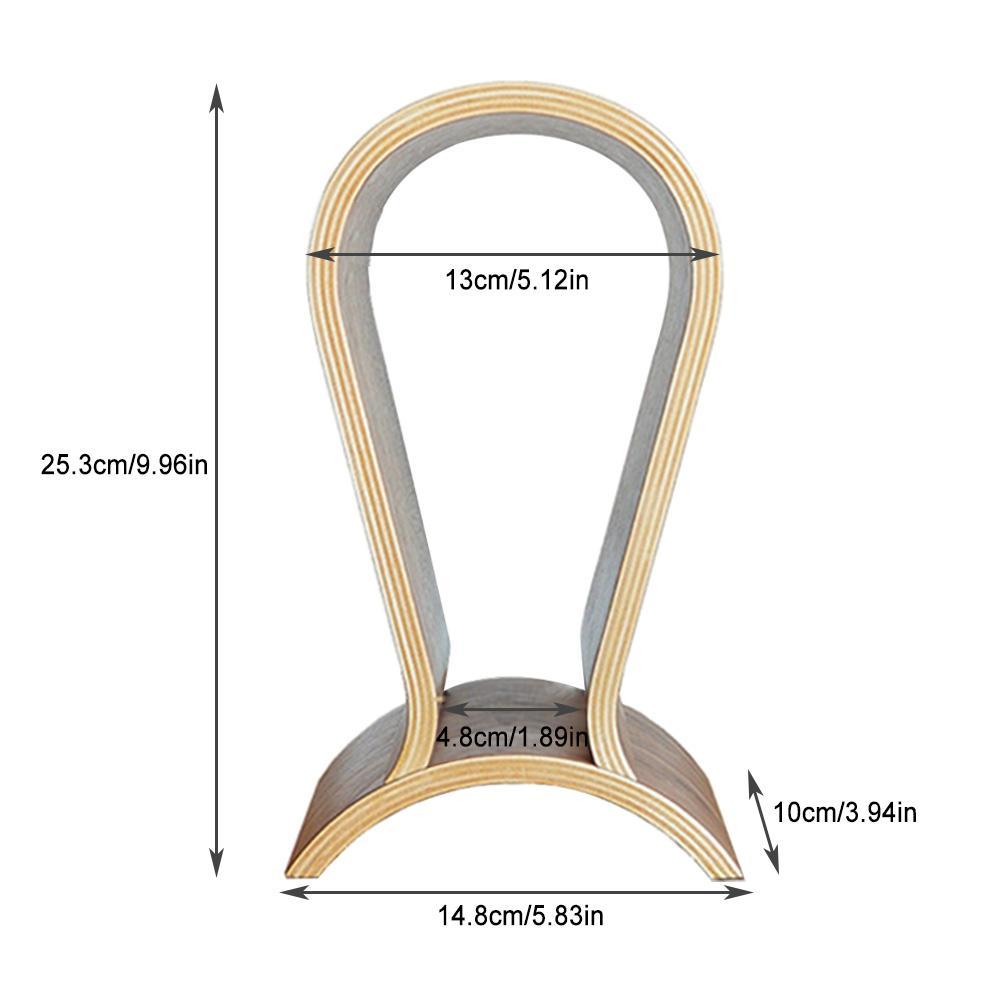 Headphone Bracket Solid Wood Headset Creative