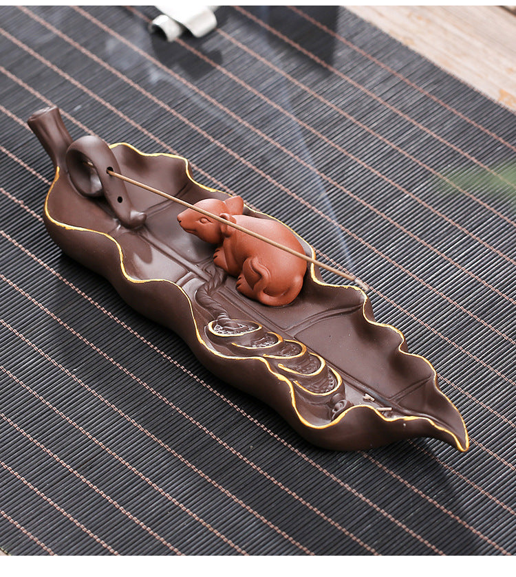 Creative Ceramic Incense Stick Incense Holder Lying Incense Burner