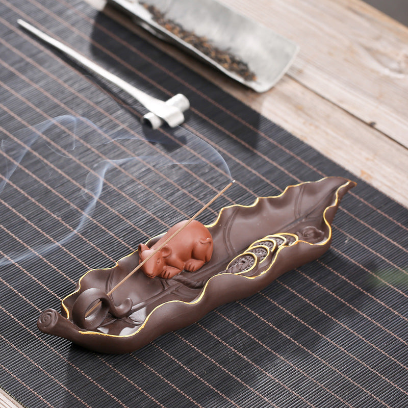 Creative Ceramic Incense Stick Incense Holder Lying Incense Burner