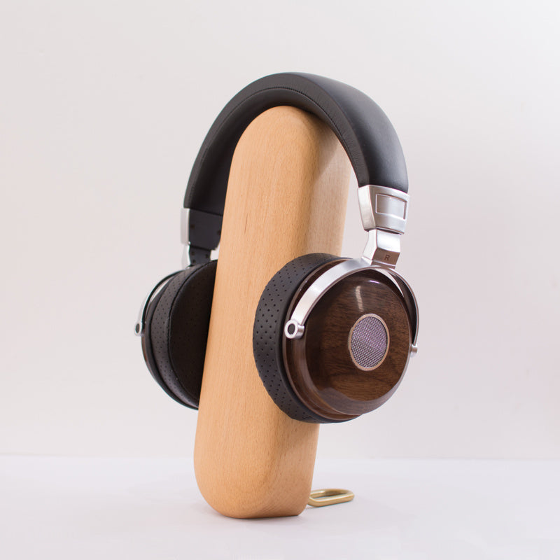 Earphone Bracket Black Walnut Solid Wood Earphone Rack Headwear