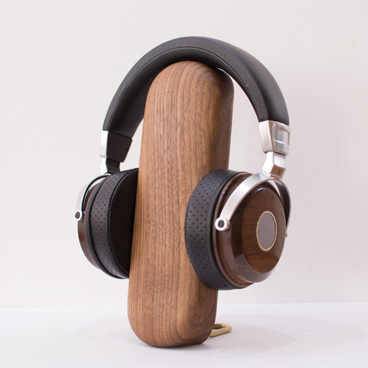 Earphone Bracket Black Walnut Solid Wood Earphone Rack Headwear