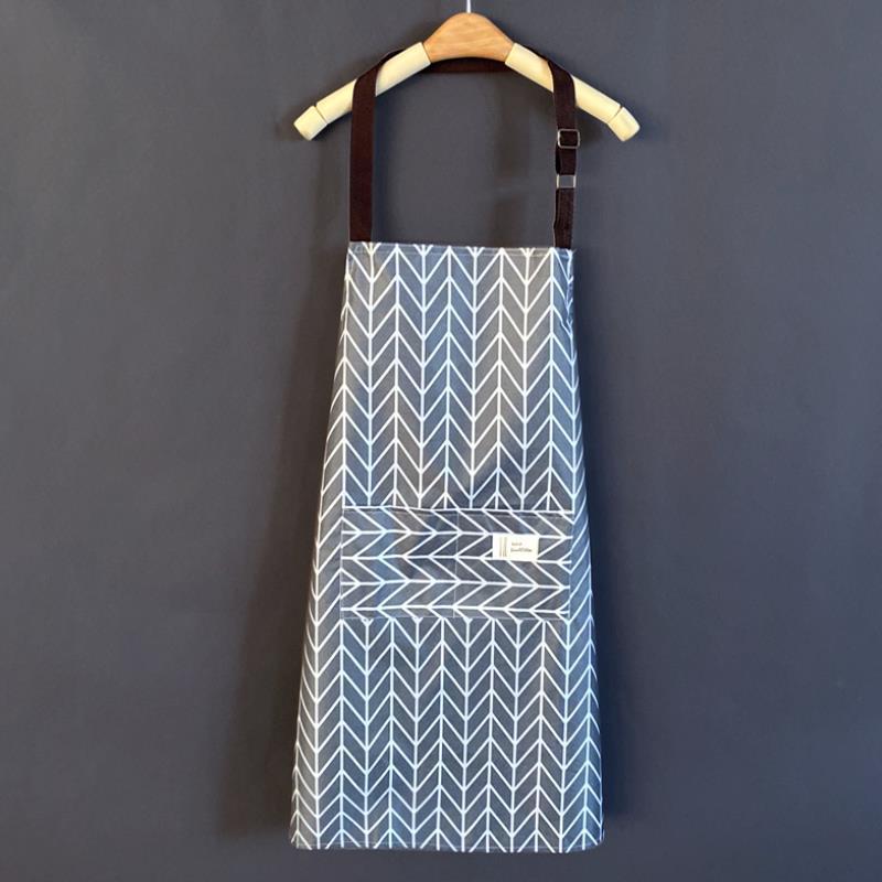 Lovely Japanese Apron Oil Proof Kitchen Cooking Can Wipe Hands With Sleeves