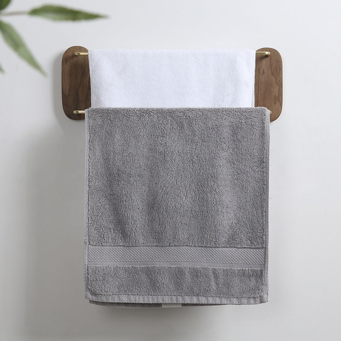 Bathroom Towel Rack Bathroom Brass Single Towel Bar Rack Bath Towel Rack Hanger Black Walnut Double Bar Rack