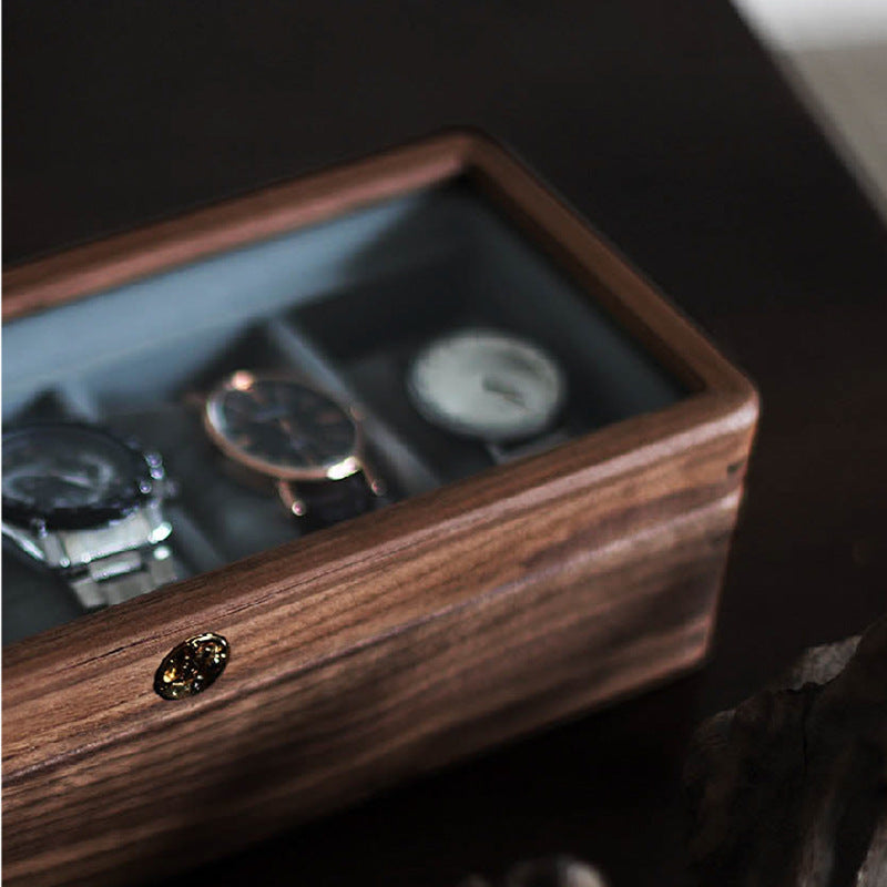 Solid Wood Mechanical Watch Storage Box Display Box Hand Jewelry Watch Box