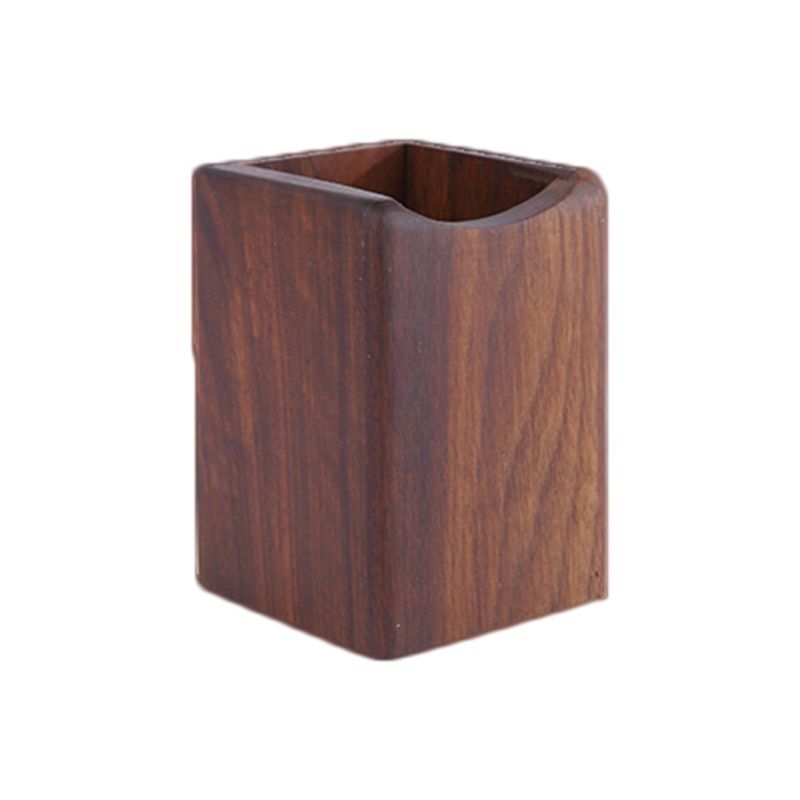 Multifunctional Solid Wood Pen Holder Creative Bamboo Wood Pen Holder