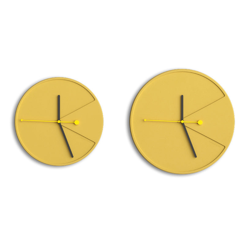 Jue A Simple Modern Creative Personality Cement Wall Clock Living Room Bedroom Home Silent Round Clock Fun Play Wall Watch