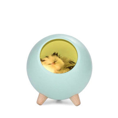 Cute Cat Night Light Creative Small Pet House Atmosphere Light USB Charging