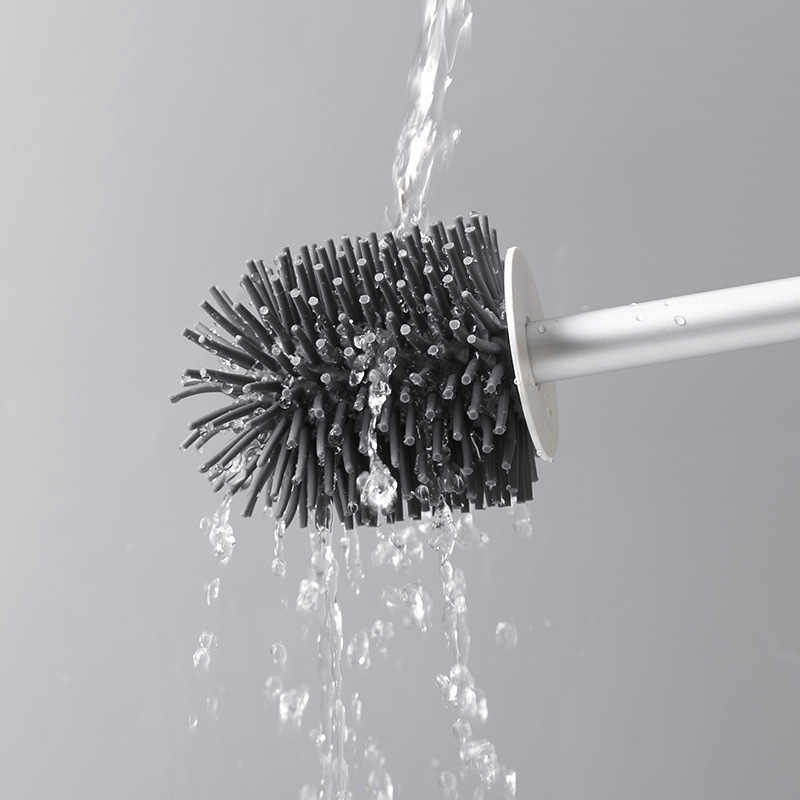 Toilet Brush Set Wall Mounted Toilet No Dead Angle Cleaning Brush