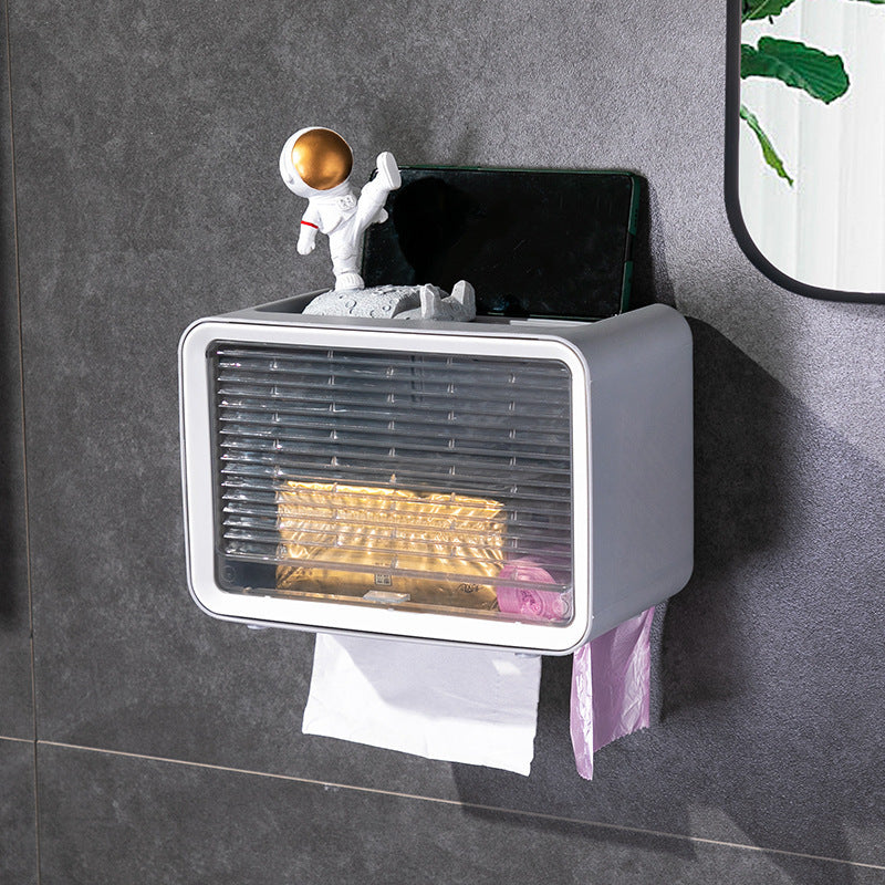 Creative Waterproof Paper Towel Holder Toilet Toilet Paper Shelves Pumping Box