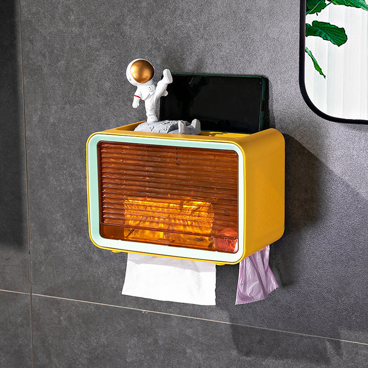 Creative Waterproof Paper Towel Holder Toilet Toilet Paper Shelves Pumping Box