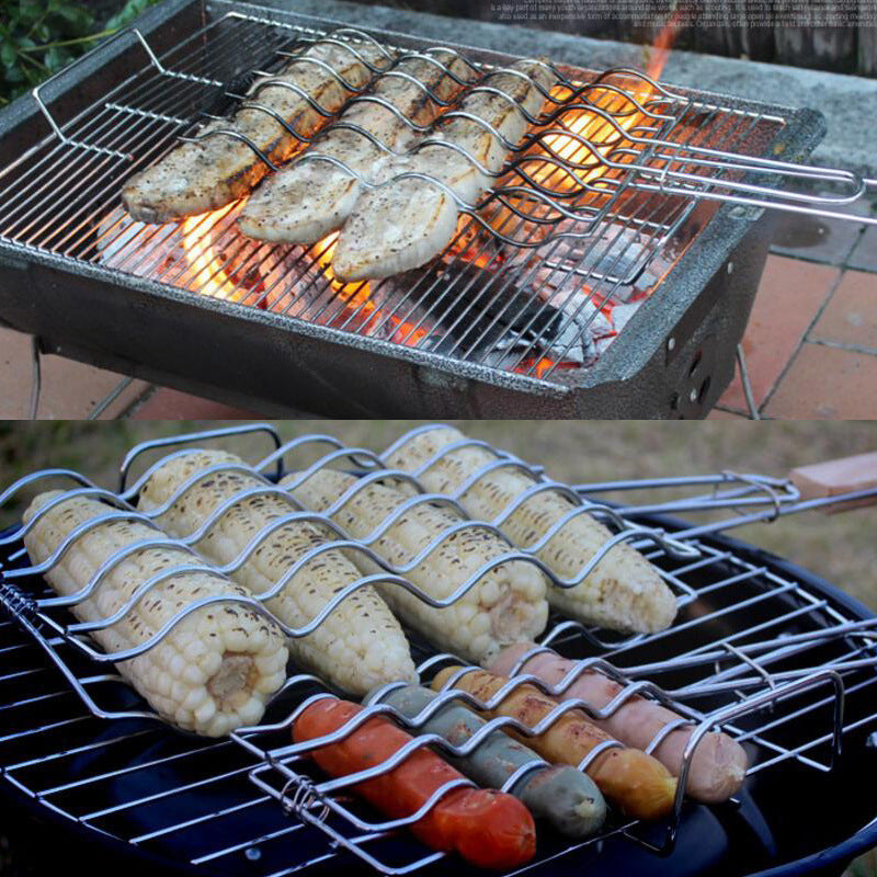 Bread Nets Grilled Sausages Eggplant Barbecue Grills Camping Supplies