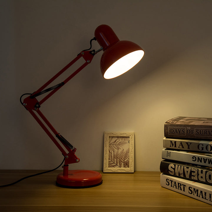 Moderne LED Lange Schaukel Arm einstellbare klassische schreibtisch Lampen E27 clip Tisch Lampe für