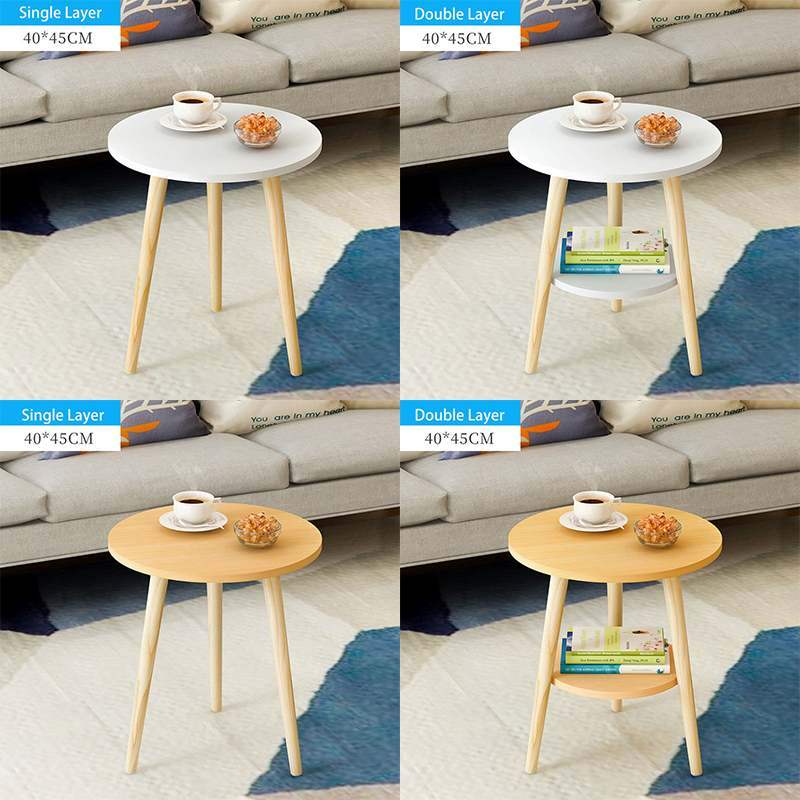 Petite table basse ronde pour la maison