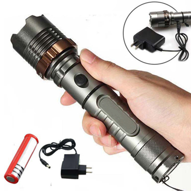 T6 aluminum alloy rotating focusing flashlight