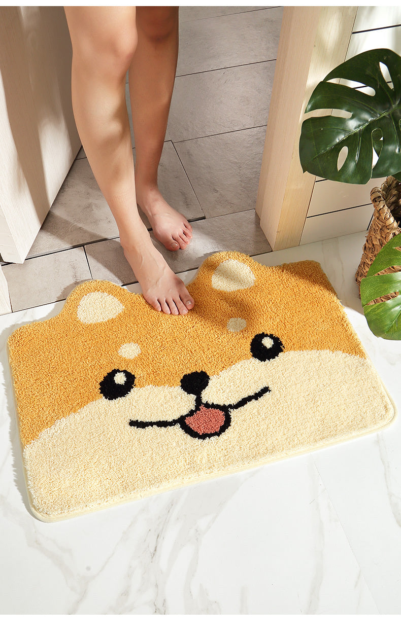 Bathroom anti-slip mat carpet toilet floor mat