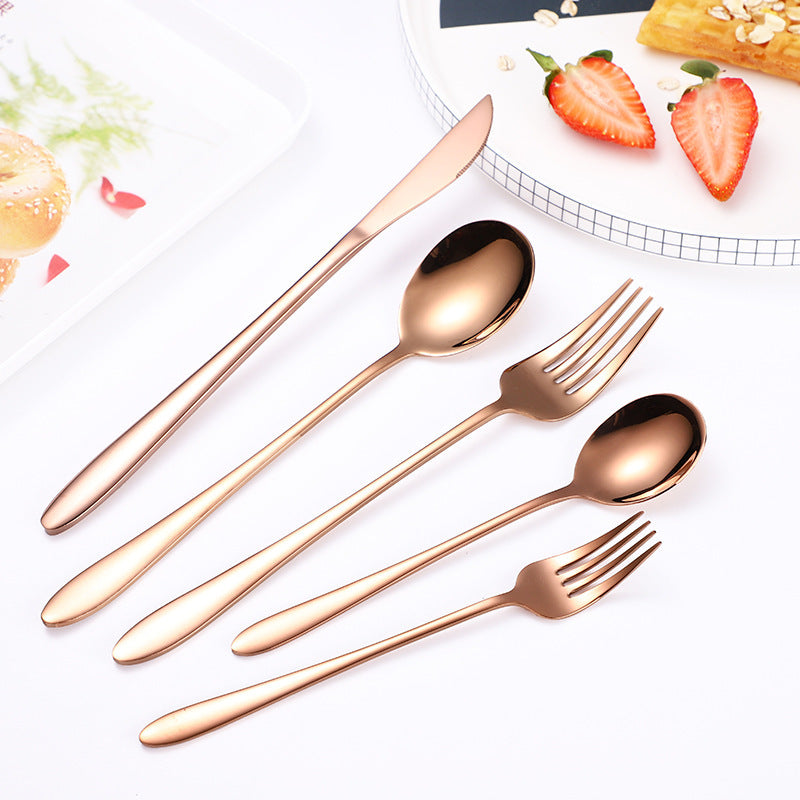 304 Stainless Steel Knife Fork And Spoon Set