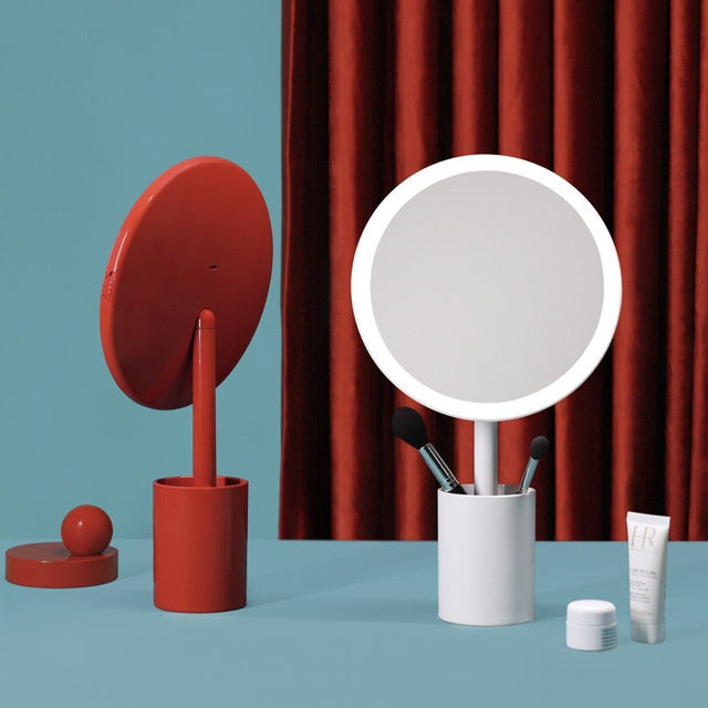 Boîte de rangement pour miroir de maquillage