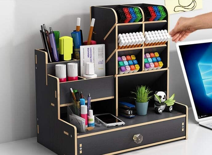 Creative Pen Holder Storage Box Fashion Desktop Decoration