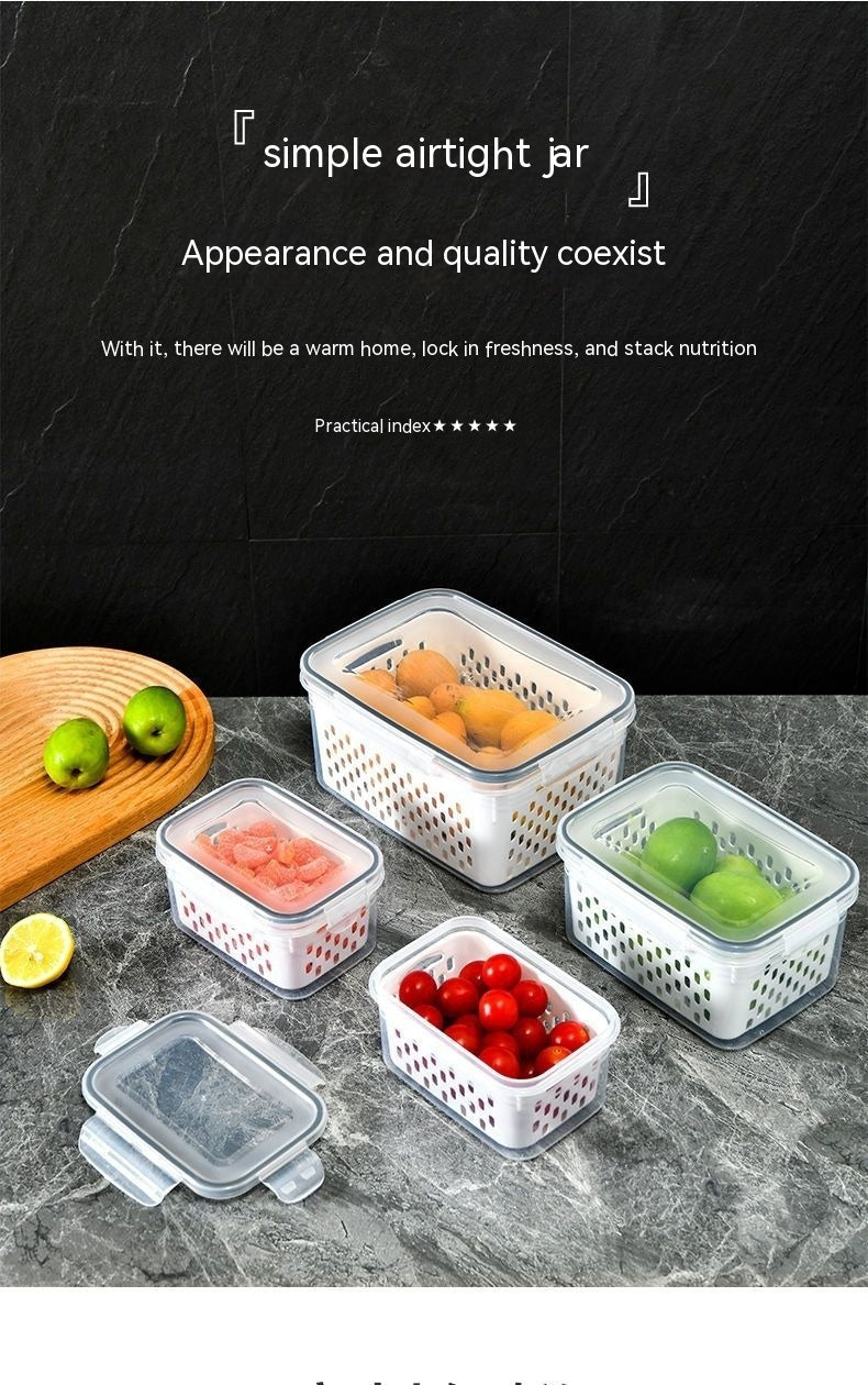 Refrigerator Storage Multifunctional Kitchen Fruit And Vegetable Sealed Box