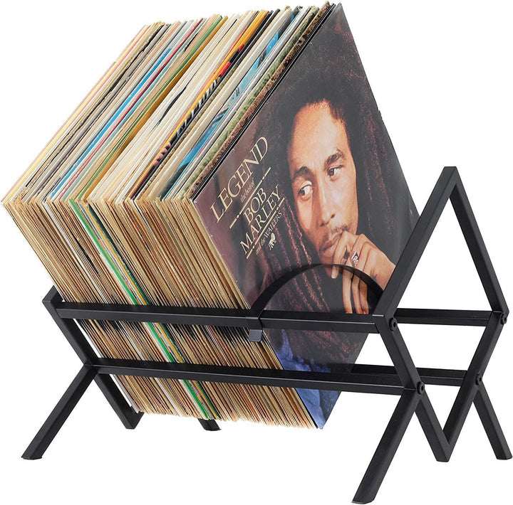 Desktop Gramophone Record Metal Iron Art Storage Display Stand