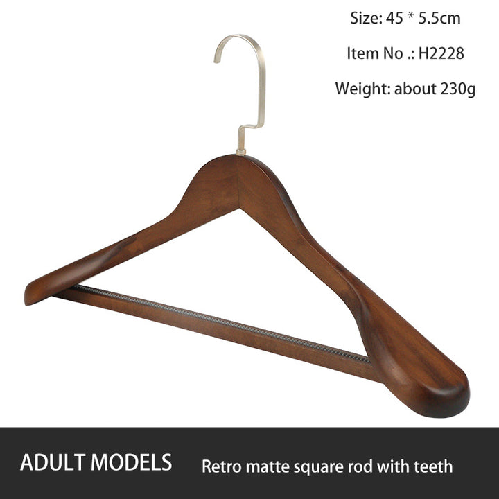 Solid Wood Hangers, Clothing Stores, Hotels, High-end Wooden