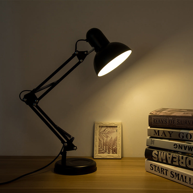 Moderne LED Lange Schaukel Arm einstellbare klassische schreibtisch Lampen E27 clip Tisch Lampe für