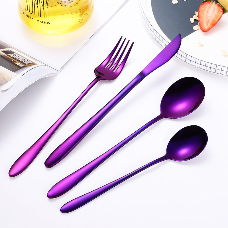 304 Stainless Steel Knife Fork And Spoon Set