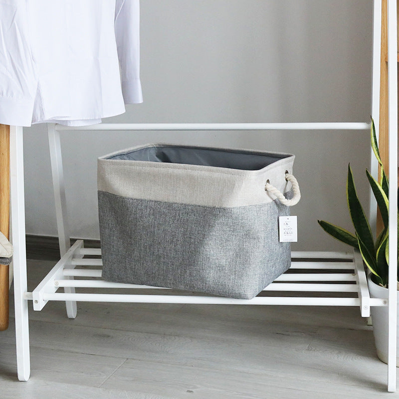 foldable fabric storage basket