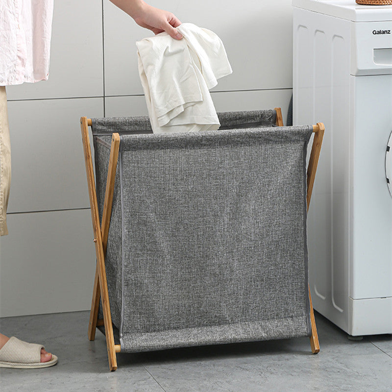 Simple Dirty Clothes Storage Foldable Basket