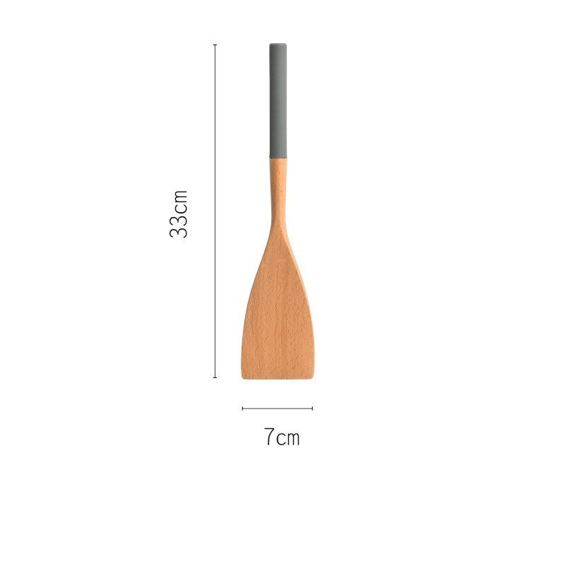 Household beech spatula wood spatula