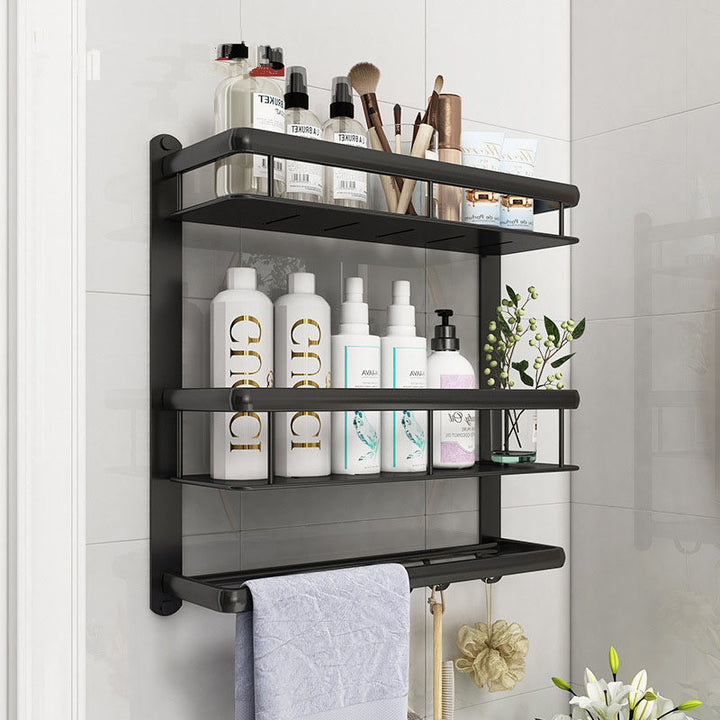 Nordic Minimalist Bathroom Vanity Free Punching Multifunctional Shelf