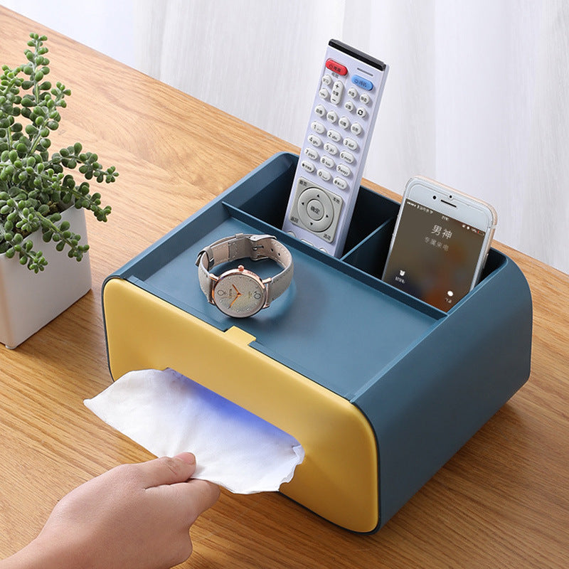 Box Remote Control Home Office Desk Storage Box ,Paper Drawer Box